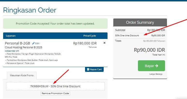 promo hosting terbaru